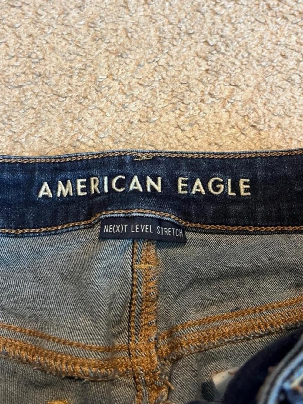 American Eagle Outfitters Dark Blue Stretch Jeans